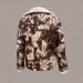 Vintage Cow Print Corduroy Jacket For Women, Soft Warm Winter Coat, Oversized Casual Outerwear With Pockets_ecoleips.com