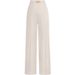Women's Clothing Summer High Waist Commuting Slim Drape Versatile Casual Wide Leg Trousers Loose Business Women_ecoleips.com
