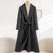 Long Double-sided Nylon Wool Coat Women's Coat New Knee Slim Fashion Woolen Coat Women_ecoleips.com