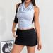AD419 New Summer Fashion Sexy Halter Neck Slim Fit Sleeveless Slimming Backless Top_ecoleips.com