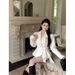 French-style Plush Blazer For Women, New Winter Model, Elegant Stylish, Padded And Thickened_ecoleips.com