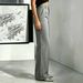 Women's High-Waisted Straight Leg Suit Pants 2026 New Style Elegant Simple Fashion European And American Cross Border_ecoleips.com