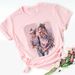 European And American Cross-border Foreign Trade Clothing Family Set Round-neck Printed Women's Short-sleeve T-shirt Top_ecoleips.com