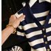 Summer Striped Collar Short Sleeve T-Shirt For Women Fashionable Slimming Ice Silk Knit Top Youthful Clothing_ecoleips.com