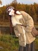 girl Winte Jacket Fo Women 2025 New Ameican Reto Loose Design Paka Cotton Coat With Fleece Lining And Thickened_ecoleips.com