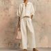 Women's Solid Color Zip up Sweatshirt And Straight Leg Pants Set Casual Loose Fit Autumn Summer European American Style_ecoleips.com