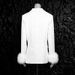 Women's Clothing Heavy Duty Light Luxury Blazer, New Style, Single Button Rhinestone Embellished Waist Revealing High End Blazer._ecoleips.com
