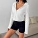 AD741 European American Women's Clothing, Minimalist Casual Autumn And Winter Zip-up Hooded Short Plush Cardigan_ecoleips.com