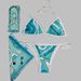 New Style Sexy Printed One Piece Bikini Women's Swimsuit Fashionable Swimwear_ecoleips.com