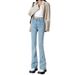 Women's High-Waisted Flared Jeans – Stretchy, Slimming, & Floor-Length For Petite To Plus Size_ecoleips.com