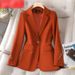 Women's Professional Blazer Long Sleeve Formal Office Jacket Workwear Slim Fit Business Suit Jacket_ecoleips.com