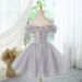 Women's Clothing Dress Princess Dress Female New Birthday Party Fairy Adult Ceremony Short Petite Wedding Dress_ecoleips.com