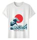 Women's T-Shirts Tshirt Muscle Freaks Great Wave Kanagawa Japanese Style Art_ecoleips.com