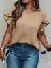 2025 Independent Website Cross-Border Hot-Selling Foreign Trade Women's Round-Neck Short-Sleeve Clothing_ecoleips.com