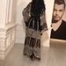 Women’s Clothing New Hot Stamping Sexy Shawl Two Piece Banquet Fashion Evening Dress_ecoleips.com