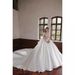 French Satin plus Size Wedding Dress for Petite Brides with Long Train High-End Heavy Duty New 2025 Style D106_ecoleips.com