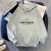 women's Hooded Sweatshirt For Spring, Autumn, And Winter, Plus-size, Loose, Casual Style, Fleece-lined,_ecoleips.com