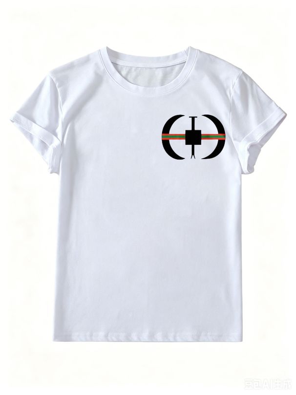 Ladies Simple Cotton T-Shirt, Fitted Crew Neck Tee, Modern Minimalist Casual Summer Top_ecoleips.com