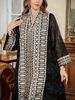 Middle East Spring And Autumn Women's Elegant High-end Beaded Embroidery Black Pullover Robe Dubai Saudi Traditional Clothing Long Sleeve Dress_ecoleips.com