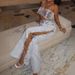 Diamond-Embellished Wide-Leg Jeans – Sexy Side Cutout, Relaxed Mid-Rise Fit, Long Flowy Silhouette (Y2K Aesthetic, Trendy Statement Pants)_ecoleips.com