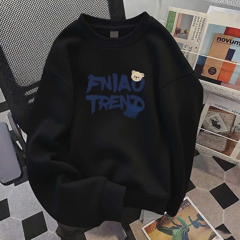 FW25 Matching Couple Cotton Crew Neck Sweatshirt - His & Hers_ecoleips.com