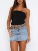 European And American Style Slim Fit Casual Midi Skirt Fashionable Retro Washed Denim Mini Skirt for Women Trendy Bottoms_ecoleips.com