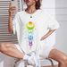 Women's Casual Round Neck Short Sleeve T-Shirt Multi-Color Style Simple Fashionable Sports Top Loose Fit_ecoleips.com