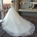 Elegant White Strapless Wedding Dress High End Bridal Gown with Train for Going out Or Traveling_ecoleips.com