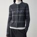 Aria Basics Aria Basics Peruvian Alpaca Wool Blend Fair Isle Jacquard Knitted Cardigan Sweater For Women_ecoleips.com