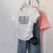 Women's Slim Fit T-Shirt American Style Short Sleeve Straight Shoulder Summer New Popular Design Top_ecoleips.com