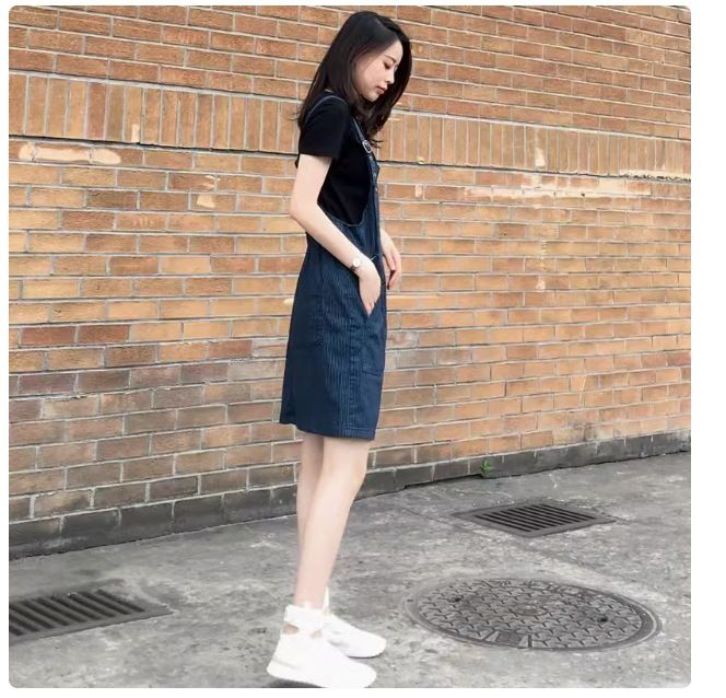 Strap Set For Women 2025 Spring And Autumn New Small Women's Dress Denim Two-Piece Short Skirt Summer_ecoleips.com