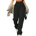Voya 2026 Foreign Trade Women's Clothing Spring/Summer New American Workwear Style Casual High Waist Street Loose Long Pants_ecoleips.com