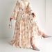 Women's Clothing Middle East Muslim women's clothing new chiffon flower print long fashionable and elegant dress_ecoleips.com