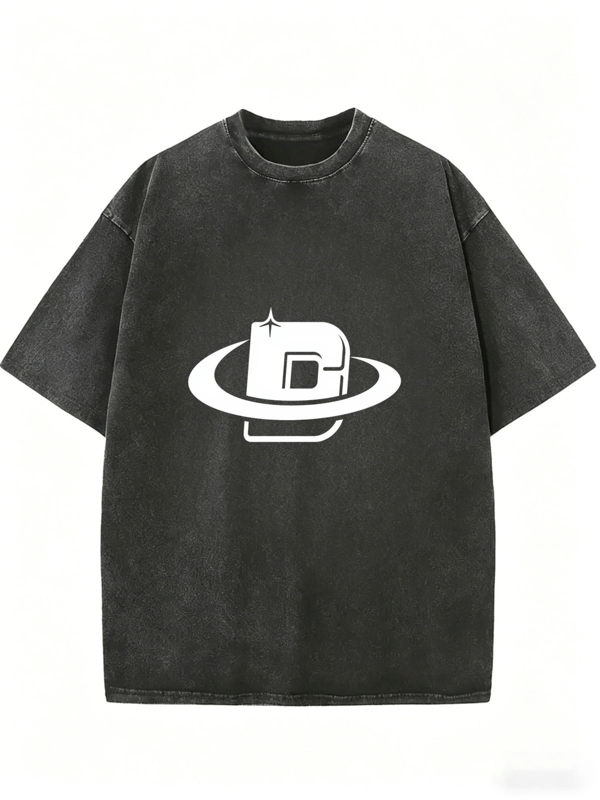 Oversized Vintage Look Tee, Relaxed Short Sleeve T-Shirt For Easy Everyday Styling And Layering_ecoleips.com