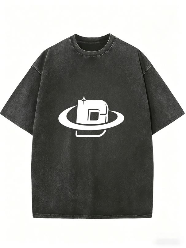 Oversized Vintage Look Tee, Relaxed Short Sleeve T-Shirt For Easy Everyday Styling And Layering_ecoleips.com