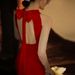 Women’s Clothing Light wedding dress temperament slim summer white fishtail welcoming out of the door yarn satin evening dress bride toast clothing_ecoleips.com