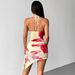 AD244 European And American Spring/Summer New Trendy Fashion Printed Sexy Halter Neck High Waist Slim Fit Tube Top Mini_ecoleips.com