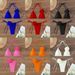 Women's Clothing Three Dimensional Flower Women's Swimsuit Split Bikini_ecoleips.com