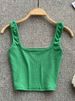 Tank Top Women Sexy Backless Y2k Top Slim Fit Bottoming Blouse Solid Crop Top Sleeveless Camis Mujer_ecoleips.com