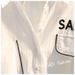Women's Clothing White Embroidered Letters Irregular Cotton And Linen Shirt Women's Spring And Summer New Version Loose Casual Shirt Tops_ecoleips.com