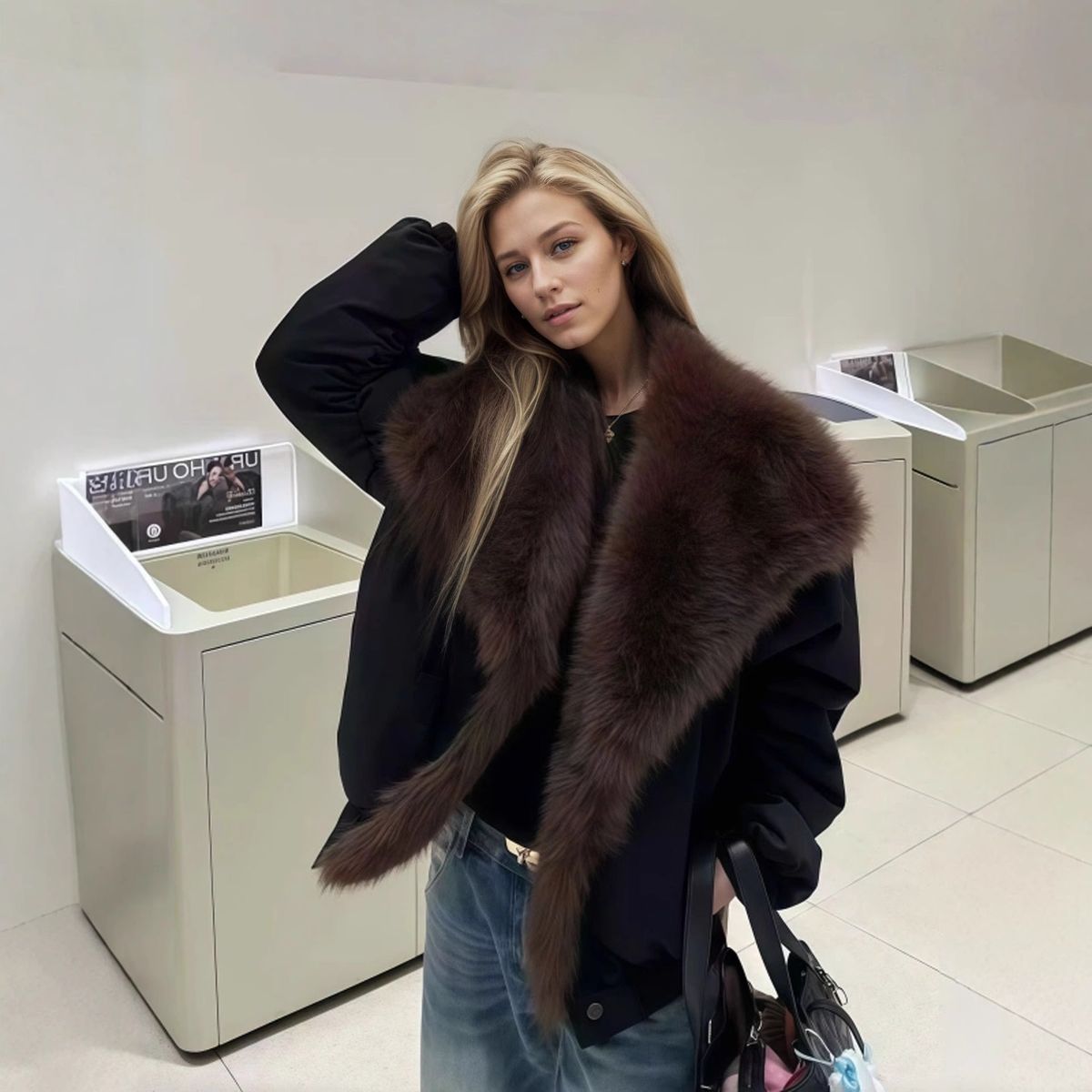 Double-sided Pie Overcomes Winter Super Good-looking Popular Fox Fur Coat For Women_ecoleips.com