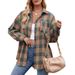 Autumn Winter Women's Clothing 2025 New Casual Fashion Street Loose Plaid Shirt For Women_ecoleips.com