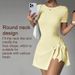Women's Clothing Women's Cross-Over Casual Yoga Onesie Mini Skirt Tight Fitting Backless Two Piece Outdoor Fitness Anti-Exposure Sports Tennis Skirt_ecoleips.com
