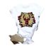 Wholesale European And American New Christmas-themed Loose-fit Printed Cute Short-sleeve T-shirts For Women_ecoleips.com
