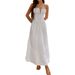 Elegant Luxury Spaghetti Strap Long Dress Women Formal Evening Party Wear_ecoleips.com