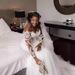 Women's Off-Shoulder Long-Sleeved Mermaid Wedding Dress Freely And Enjoy Every Moment Of Your Special Day Lightweight Waist Cinching Slimming Bridal_ecoleips.com