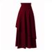 K Fashionable Irregular Half Length Long Skirt_ecoleips.com