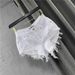 White Denim Sexy Low Waisted Ripped Hot Pants European Style Frayed Hem A Line Shorts Summer 2026 New Women's Clothing_ecoleips.com