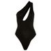In-stock Summer European And American Style New Women's Clothing, Solid Color Top, Sexy One-shoulder Hollow-out Slim-fit_ecoleips.com