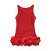 Sleeveless Suspender Mini Dress With Floral Details - Backless Stitching Sexy Skirt For Women_ecoleips.com